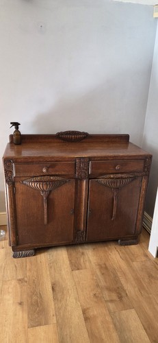 1940s oak sideboard mid - sideboard,
