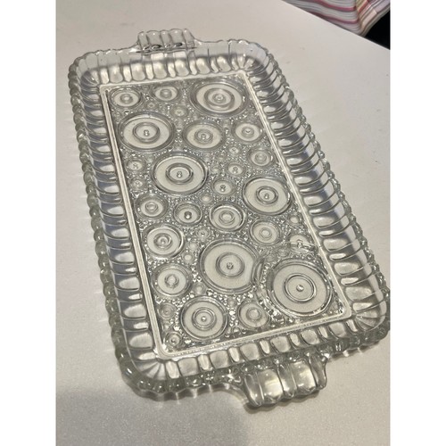 Vintage glass serving - vintage,