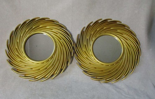 New gold sunburst mirrors - gold,