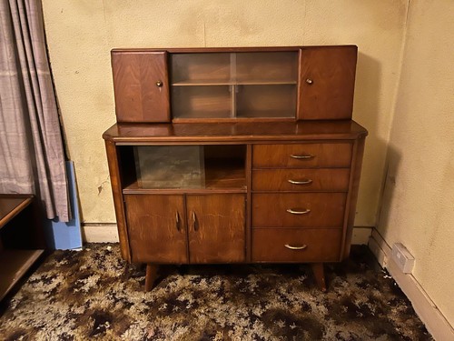 Mid century modern teak - modern,